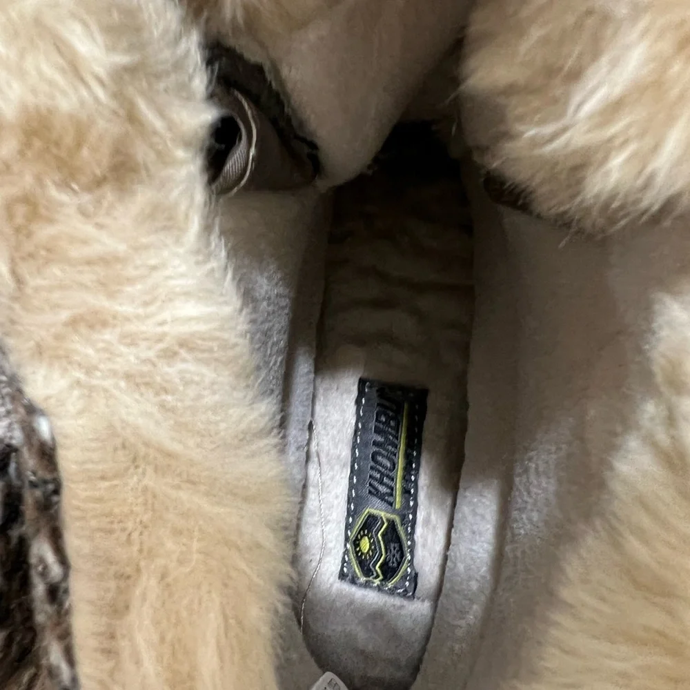 US Ski Team Tan and Brown Winter Boots